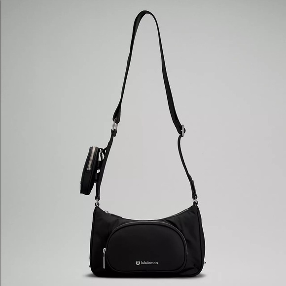lululemon athletica Handbags - BNWT Lululemon Crossbody with Nano Pouch, Black